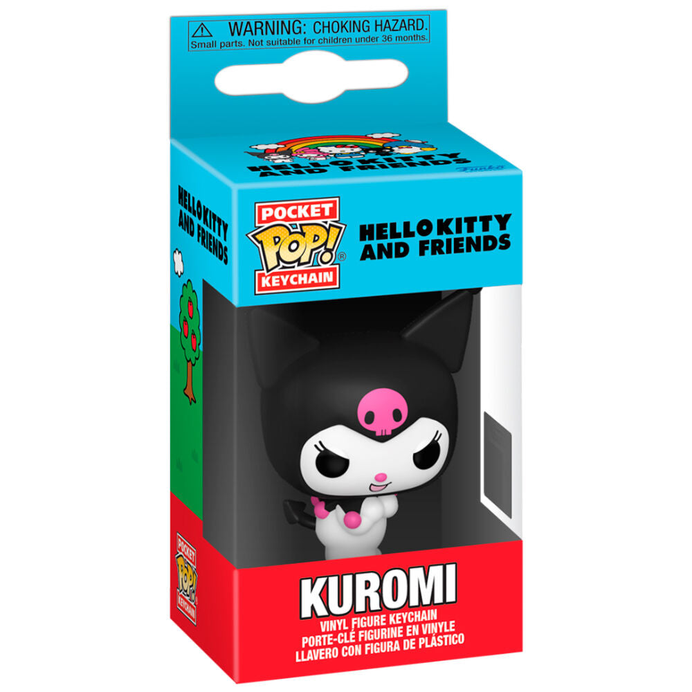 pocket pop keychain hello kitty and friends kuromi