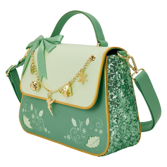 Disney Loungefly Tinker Bell Peter Pan Holiday Crossbody Bag