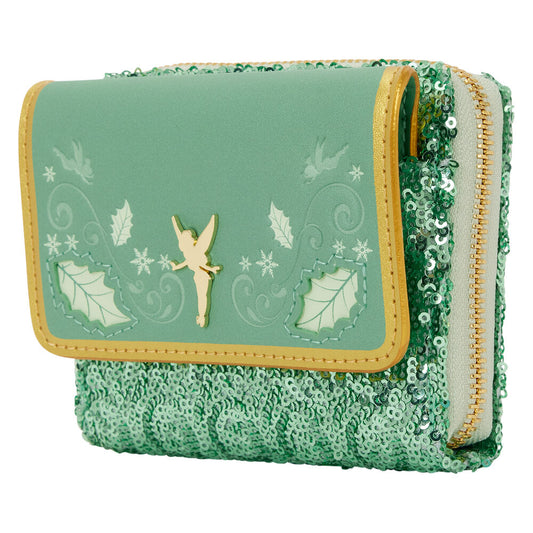 Disney Loungefly Tinker Bell Peter Pan Holiday Wallet
