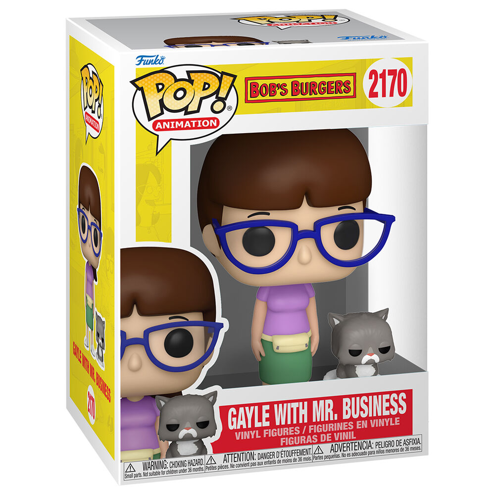 Statuetta POP di Gayle di Bob's Burgers con Mr Business