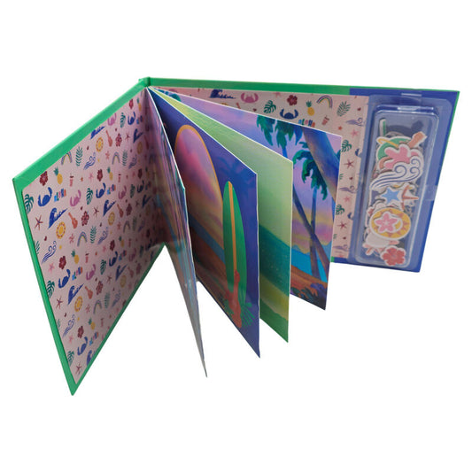 Livro magnético + adesivo do Stitch da Disney