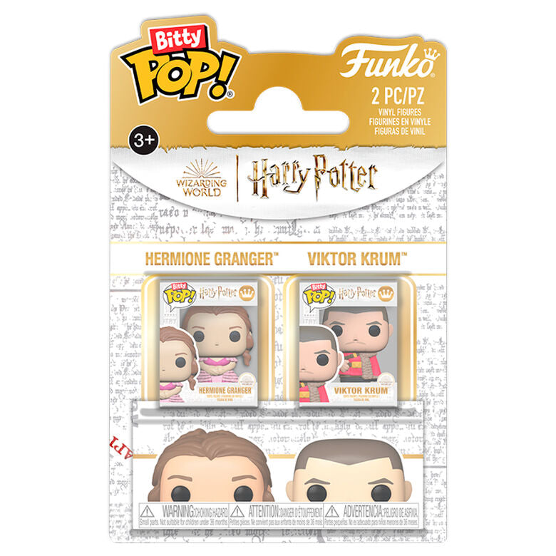 blister 2 bitty pop harry potter hermione & krum
