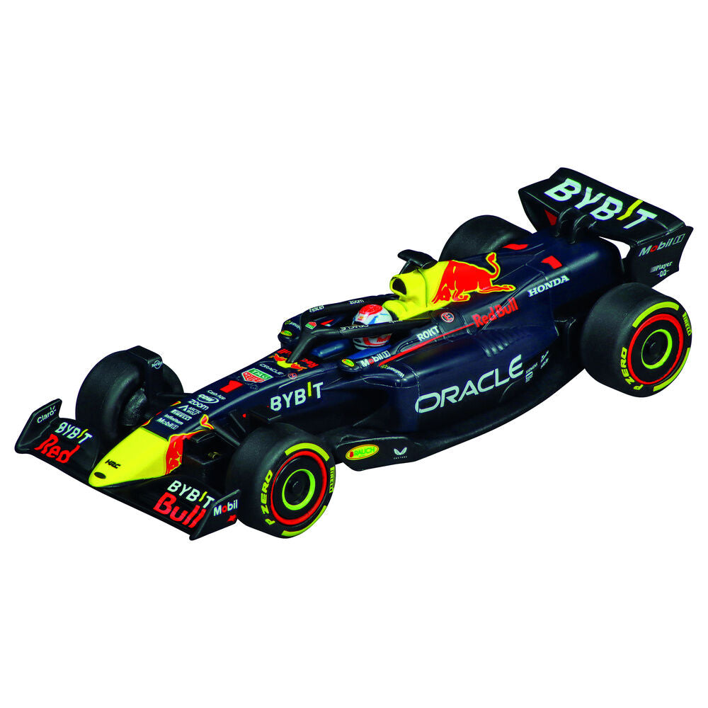 f1 car verstappen red bull pull back