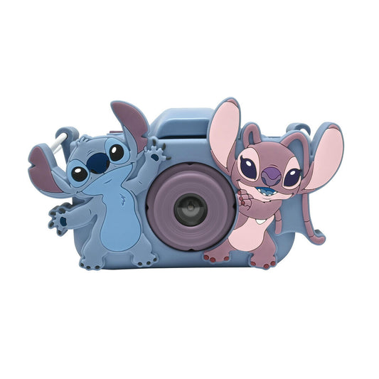 Appareil photo numérique Stitch et Angel Disney avec étui de protection
