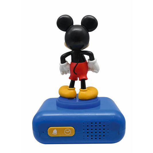 Relógio despertador com luz noturna 3D do Mickey Mouse da Disney