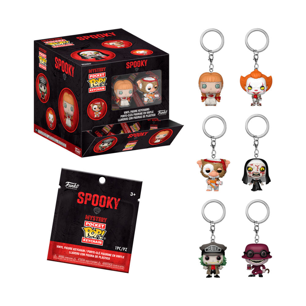 pocket pop mystery horror keychain assortment