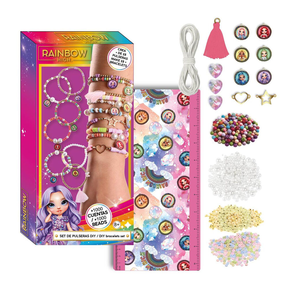 rainbow high bracelet making set