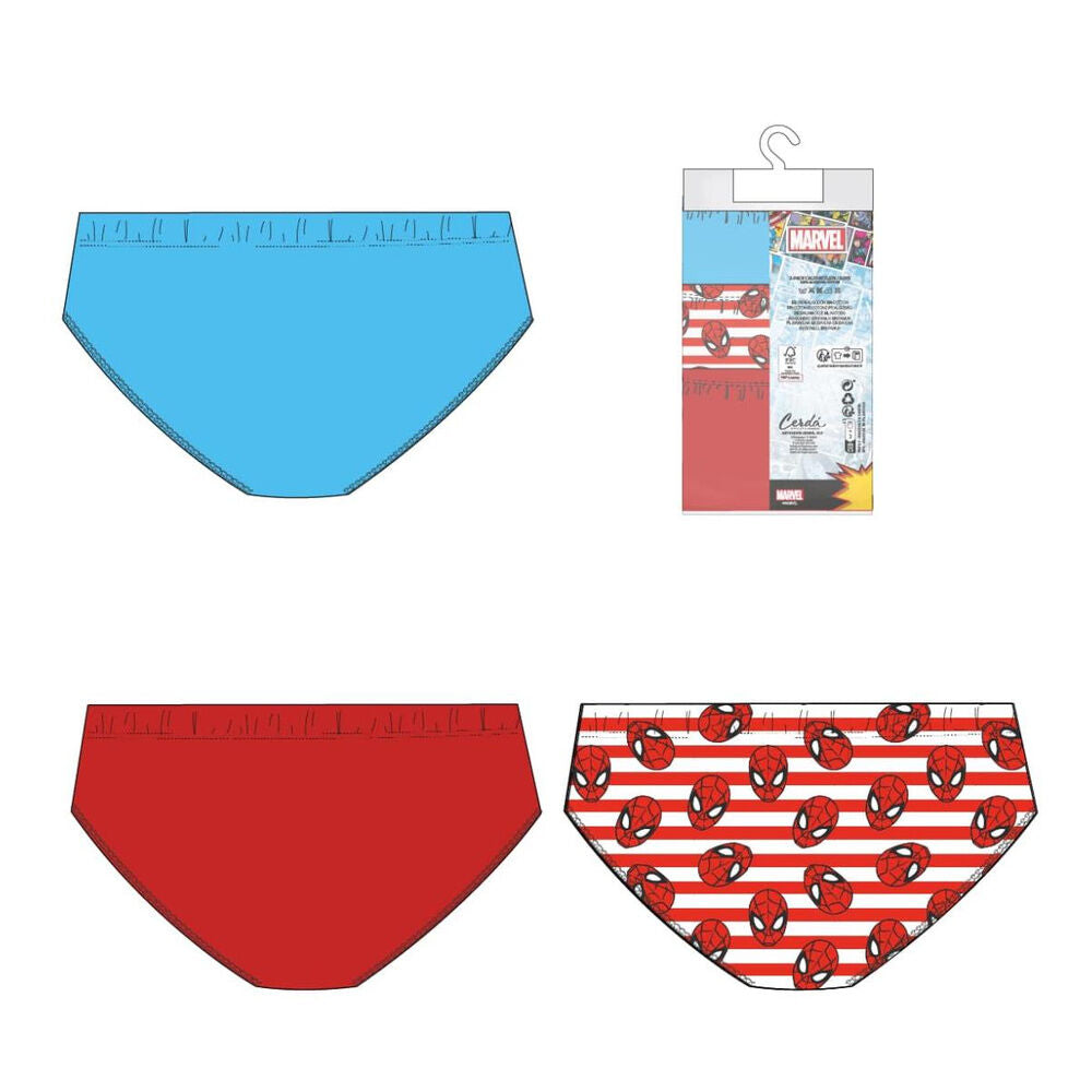 Conjunto de 3 calzoncillos de Marvel