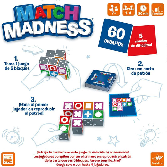 Match Madness board game (Spanish)