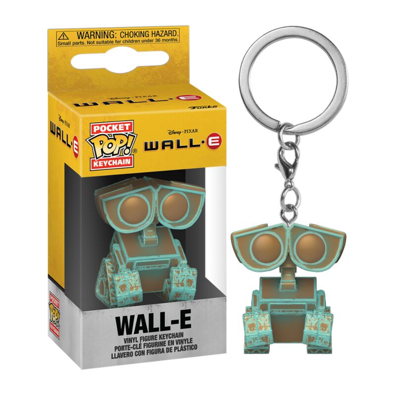 pocket pop disney pixar wall e keychain