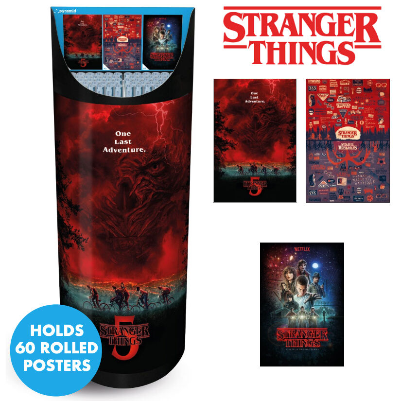 assorted stranger things poster