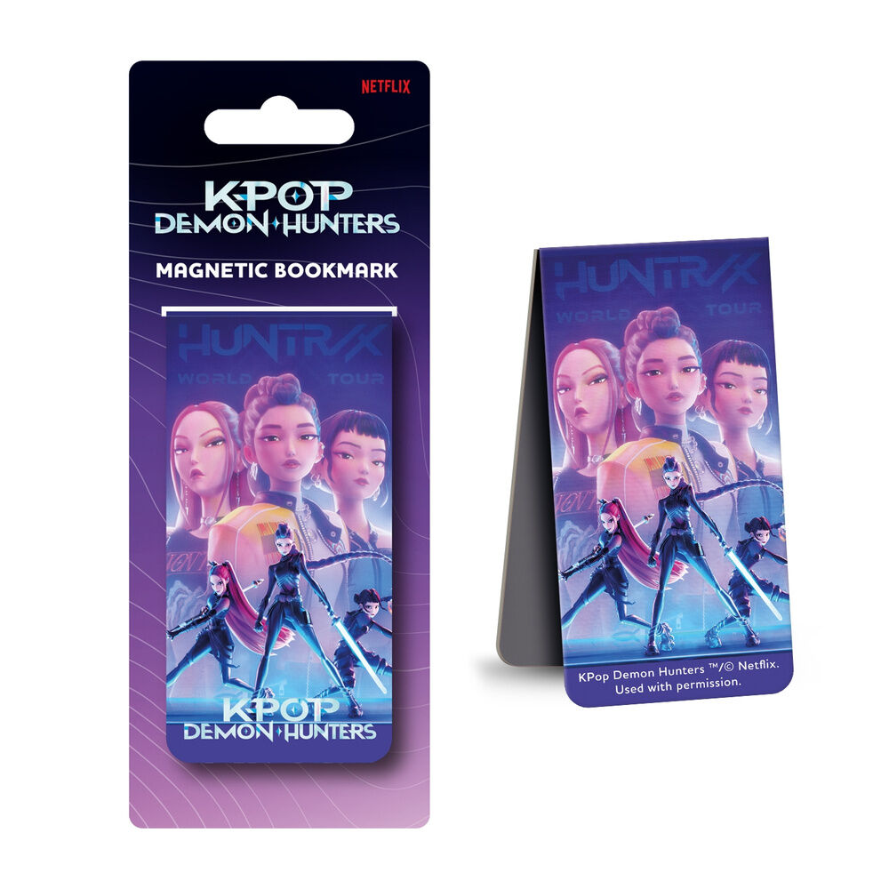 kpop demon hunters magnetic bookmark
