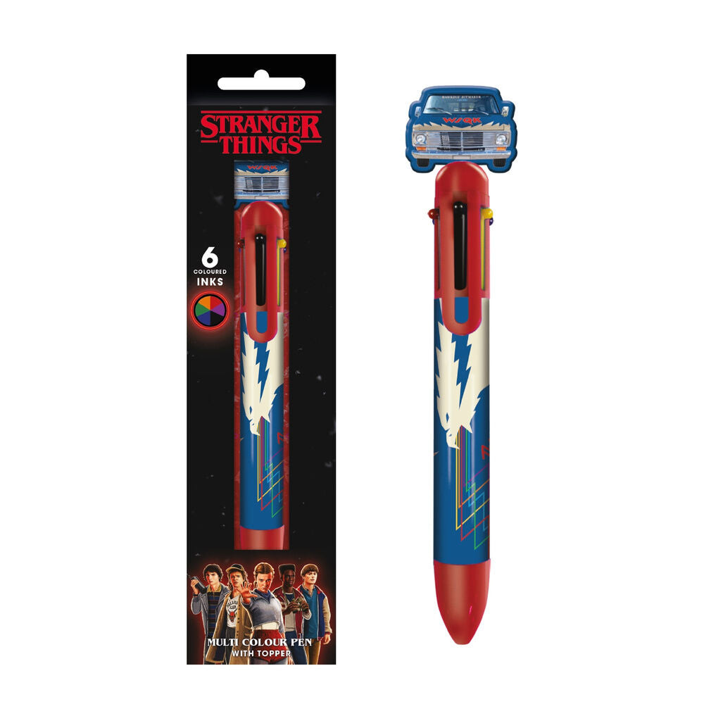 wsqk stranger things 5 multicolor pen