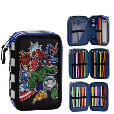 The Avengers Avengers Marvel triple pencil case
