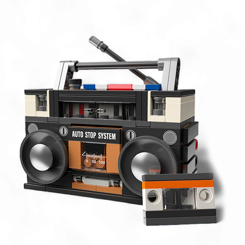 radio cassette construction kit 228pcs