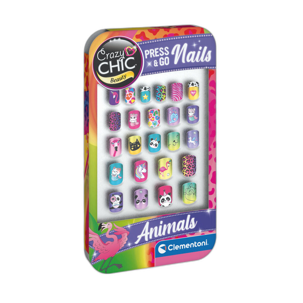 Set de uñas Crazy Chic Animals