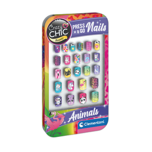 Set di unghie Crazy Chic con animali