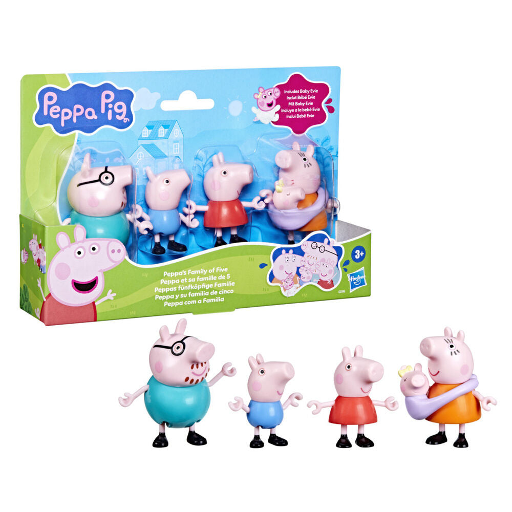 Opakowanie blistrowe z 5 figurkami Peppy Pig