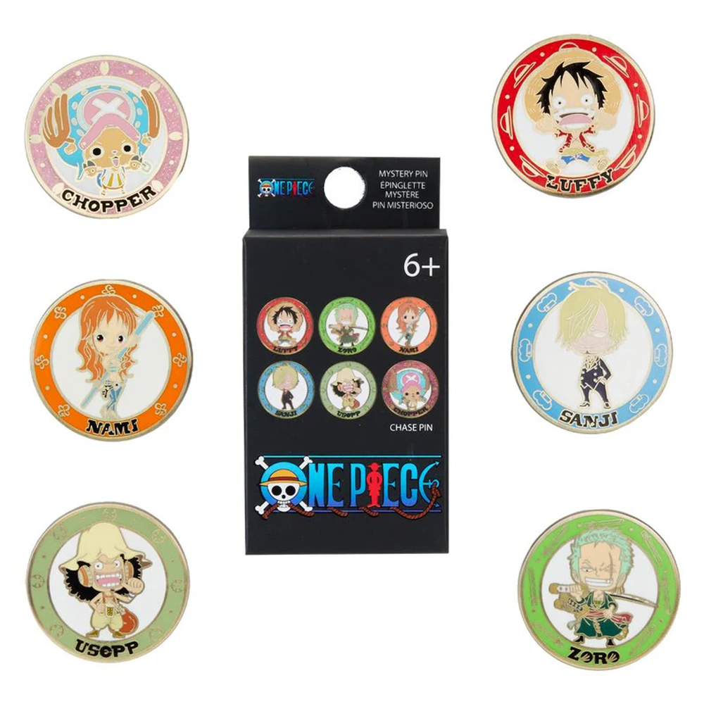 blind box mystery enamel pin chibi one piece loungefly assorted