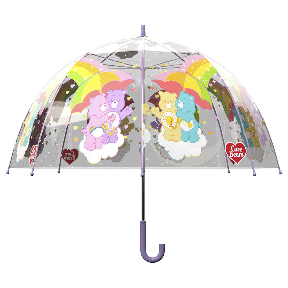 care bears transparent bubble manual umbrella 57 cm