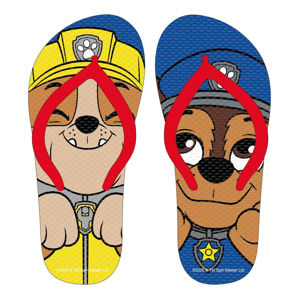 paw patrol flip flops