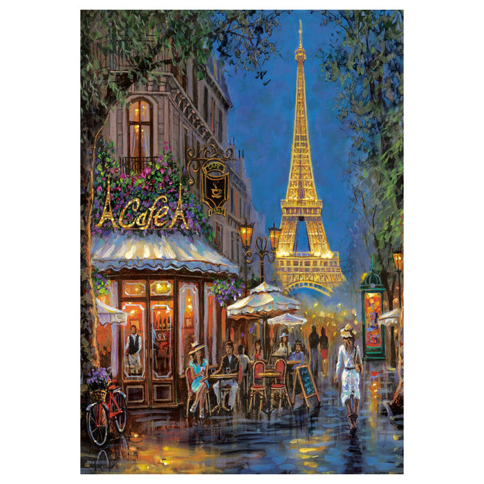 Soirée puzzle au Café Eiffel 500 pièces