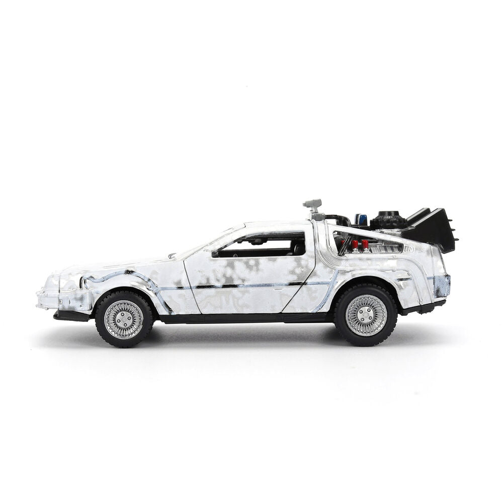 Replica della Macchina del Tempo con Effetto Ghiaccio Dloriano 40° Anniversario Ritorno al Futuro