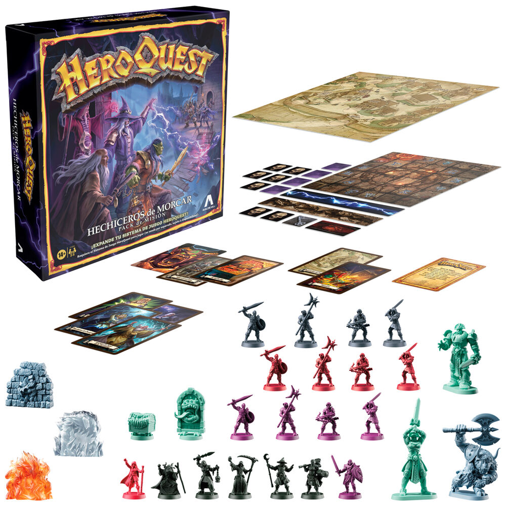 HeroQuest Wizards of Morcar Board Game (Spanish)