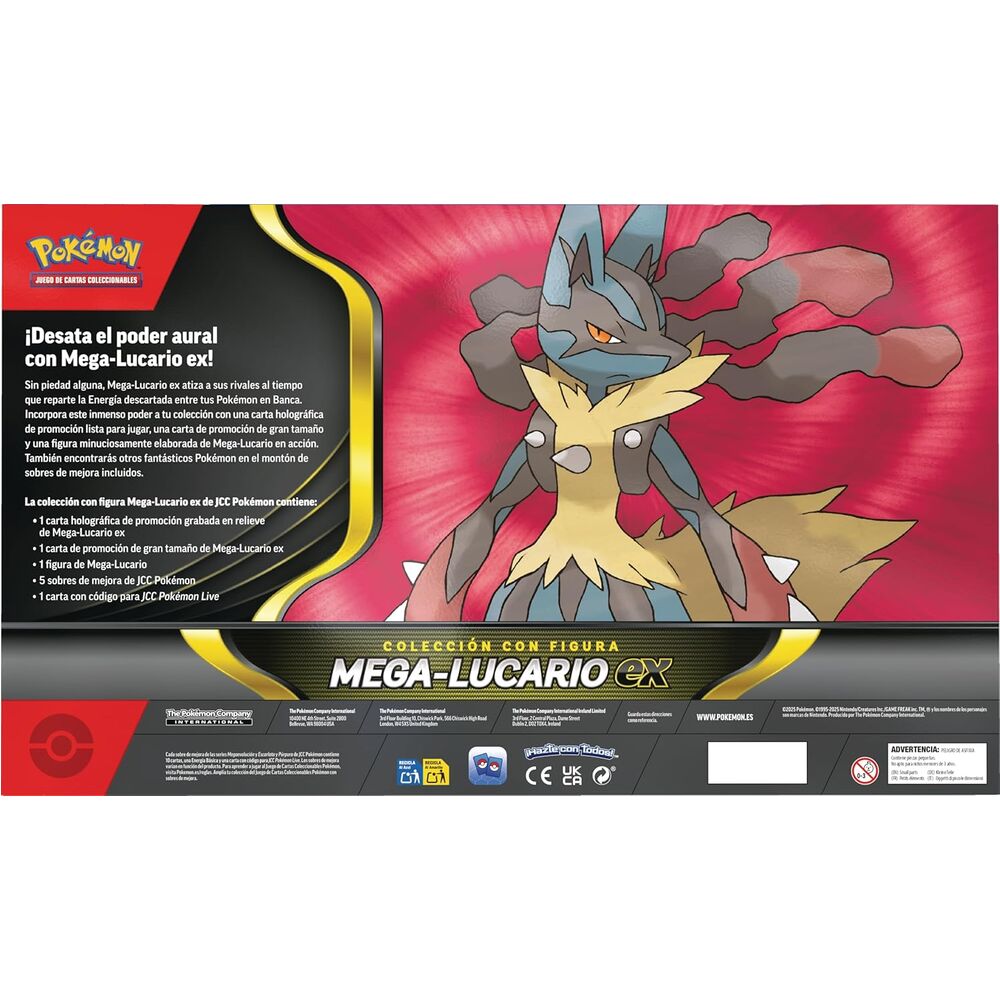 Mega Lucario EX Pokemon cards blister pack (Spanish)