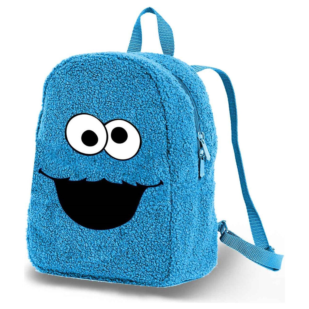 cookie monster sesame street plush backpack 25cm