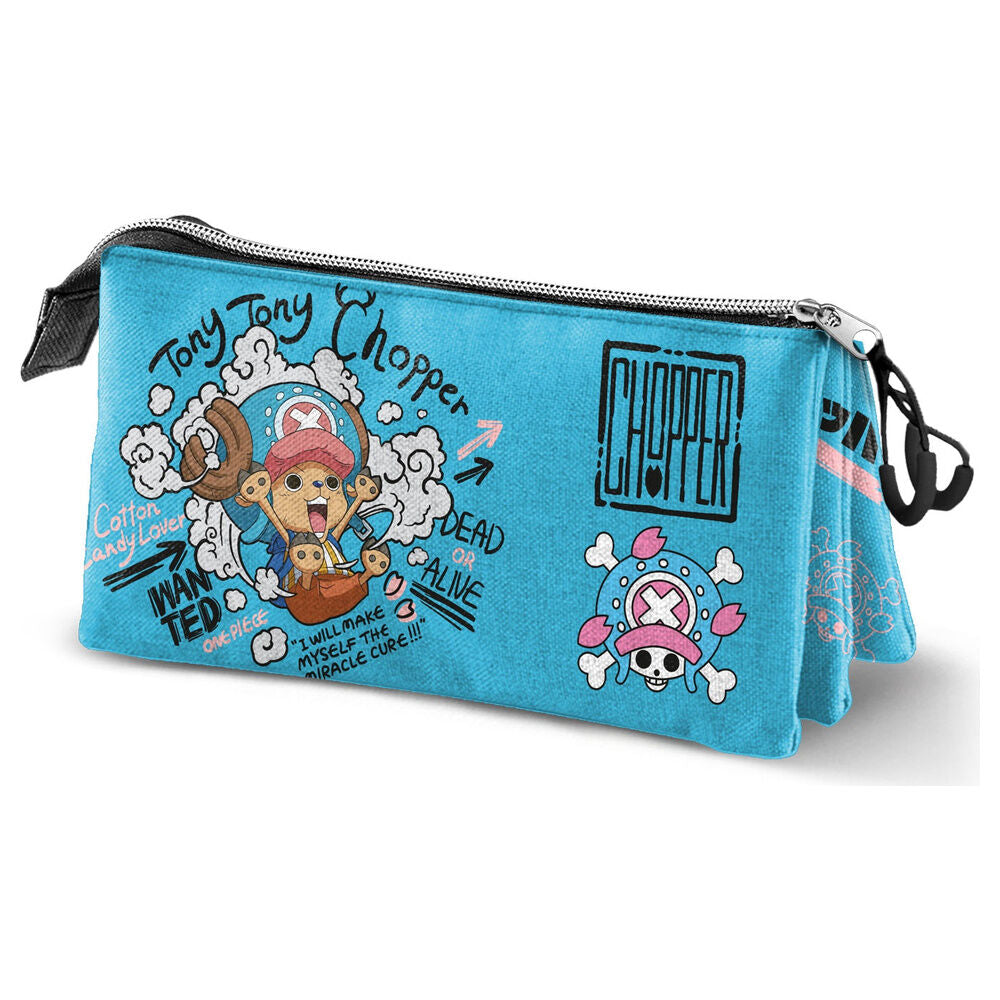 chopper one piece triple pencil case