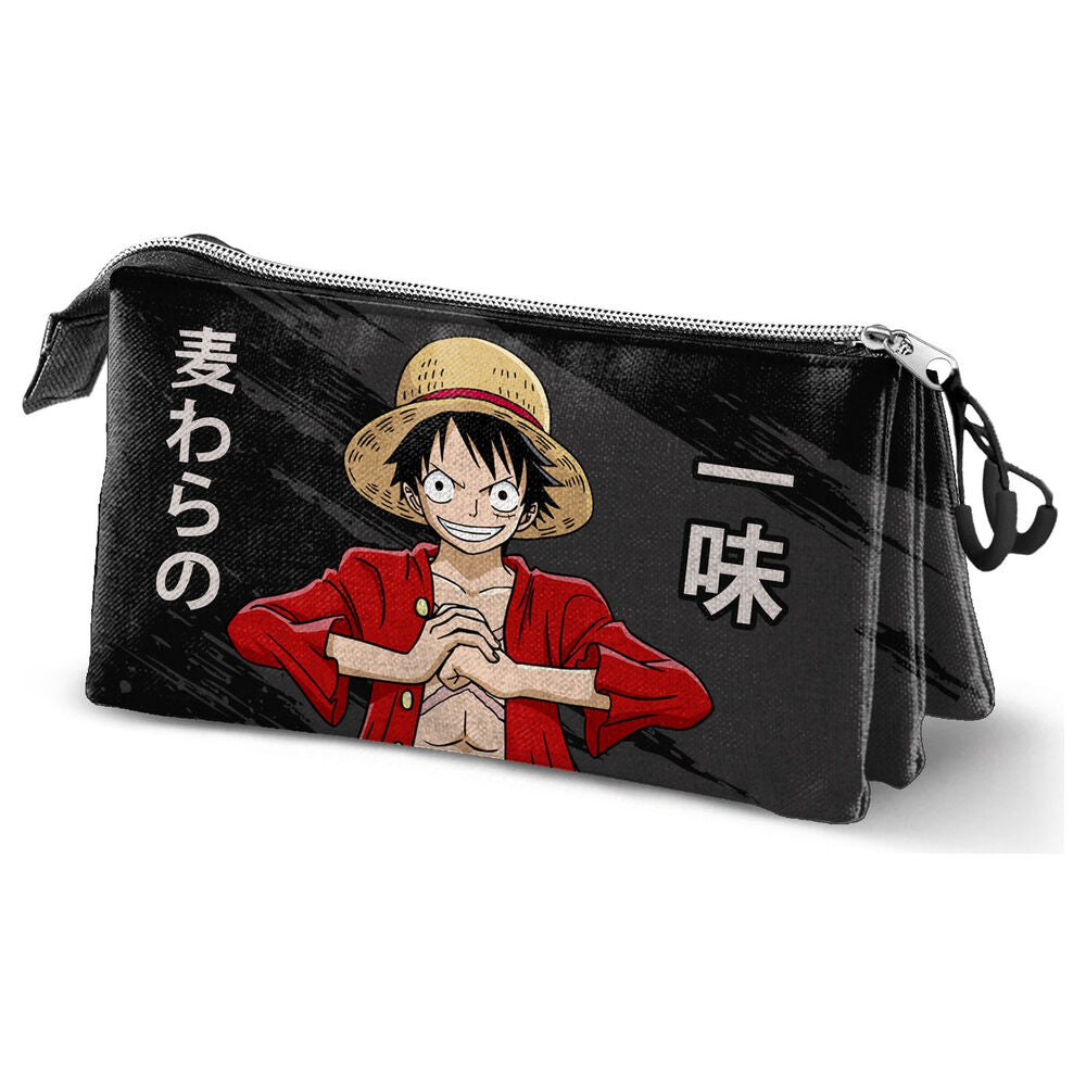 Estuche triple para lápices de One Piece