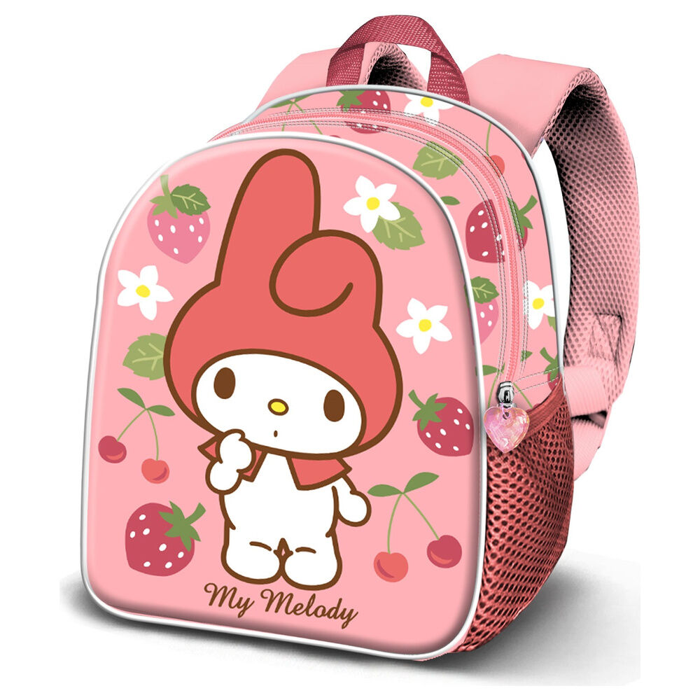 3d fruits my melody hello kitty backpack 31cm
