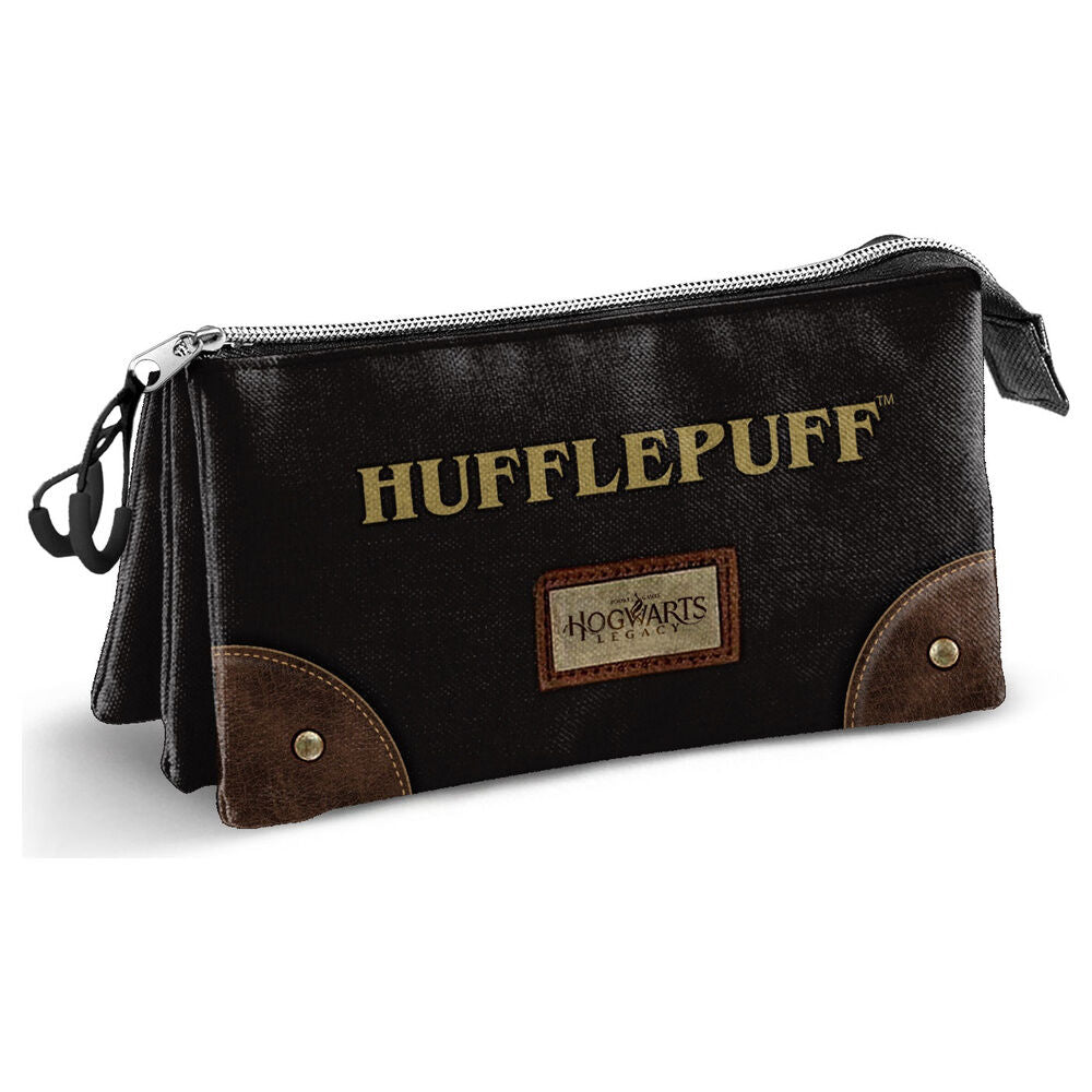 huffelpuff harry potter triple pencil case