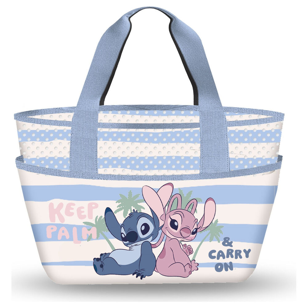 disney palm stitch beach bag