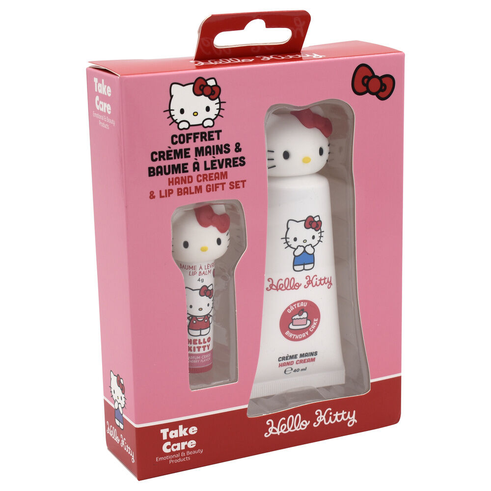 hello kitty hand cream lip balm