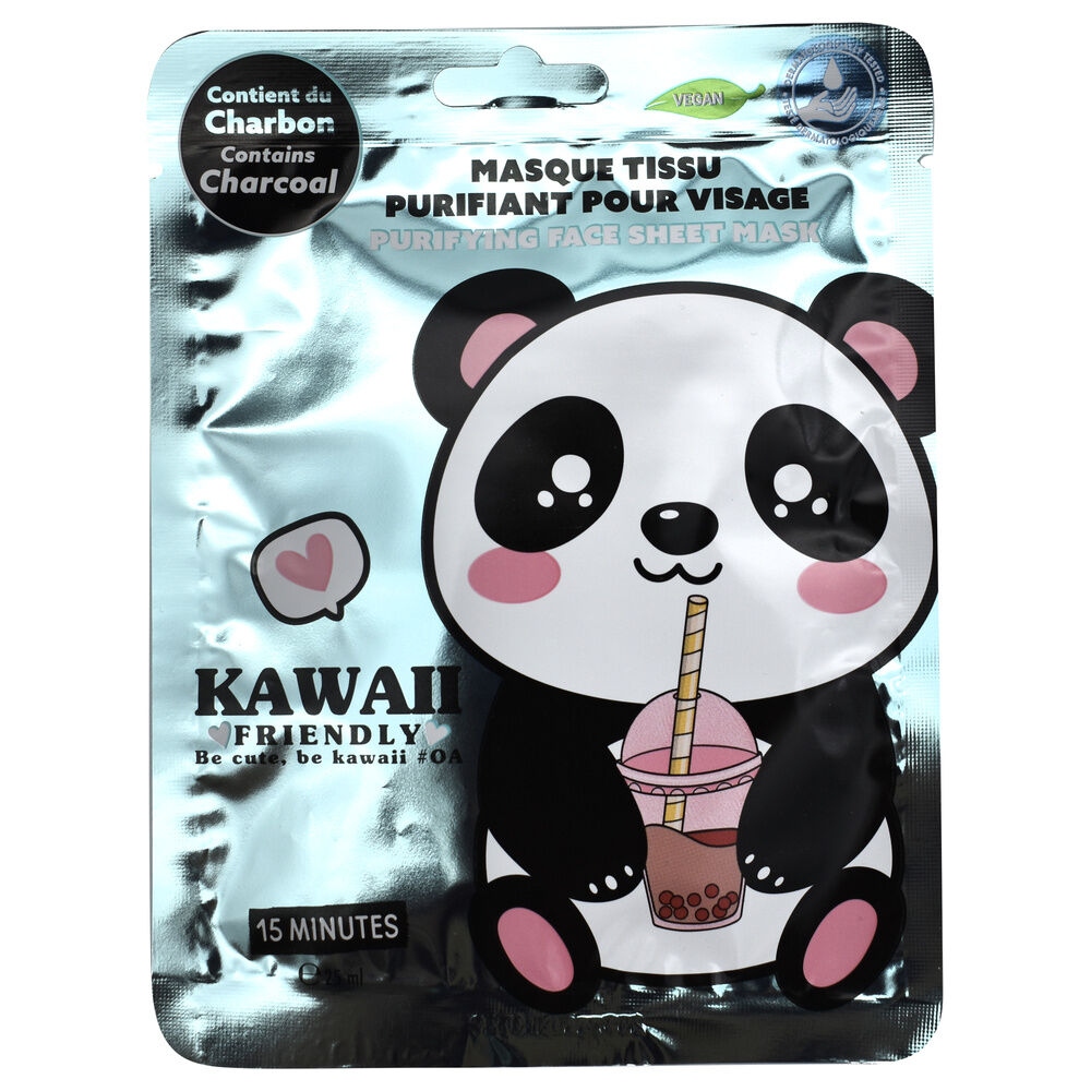 kawaii panda bear face mask