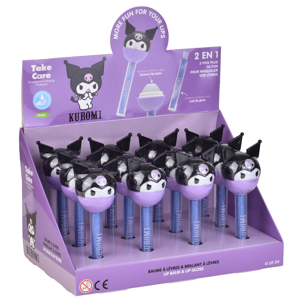 Kuromi Hello Kitty Lip Gloss Balm