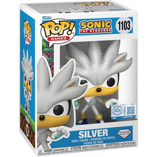 POP Figure Sonic The Hedgehog Silver Exclusive