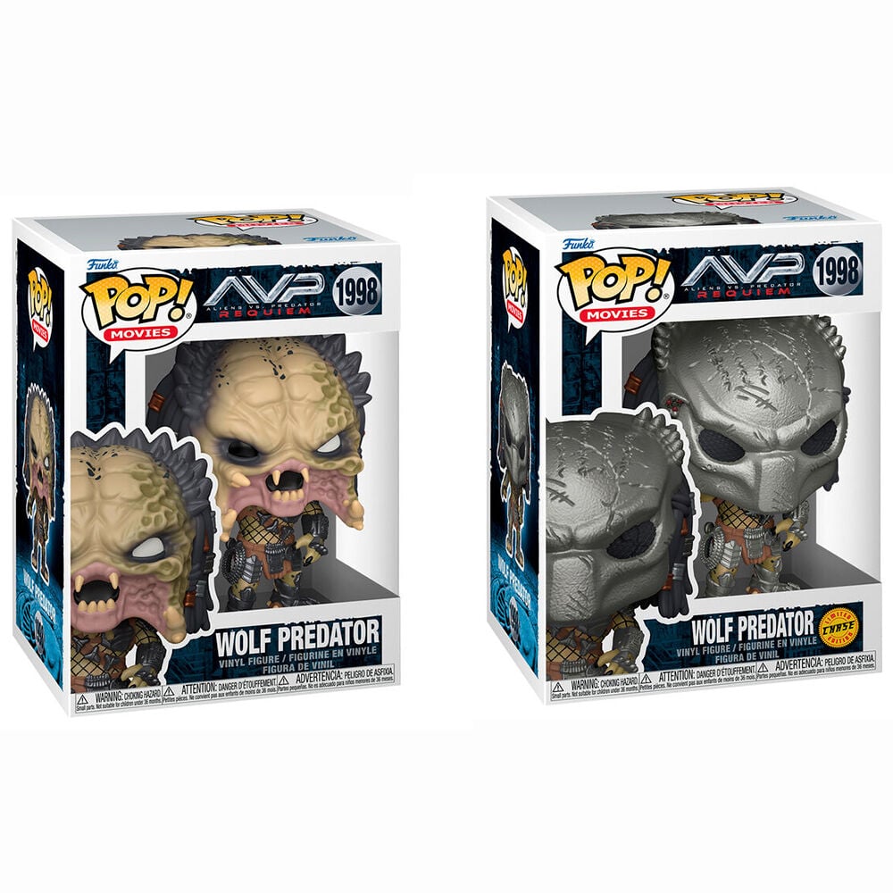 POP Figure Alien vs Predator Requiem Wolf Predator 5 1 Chase