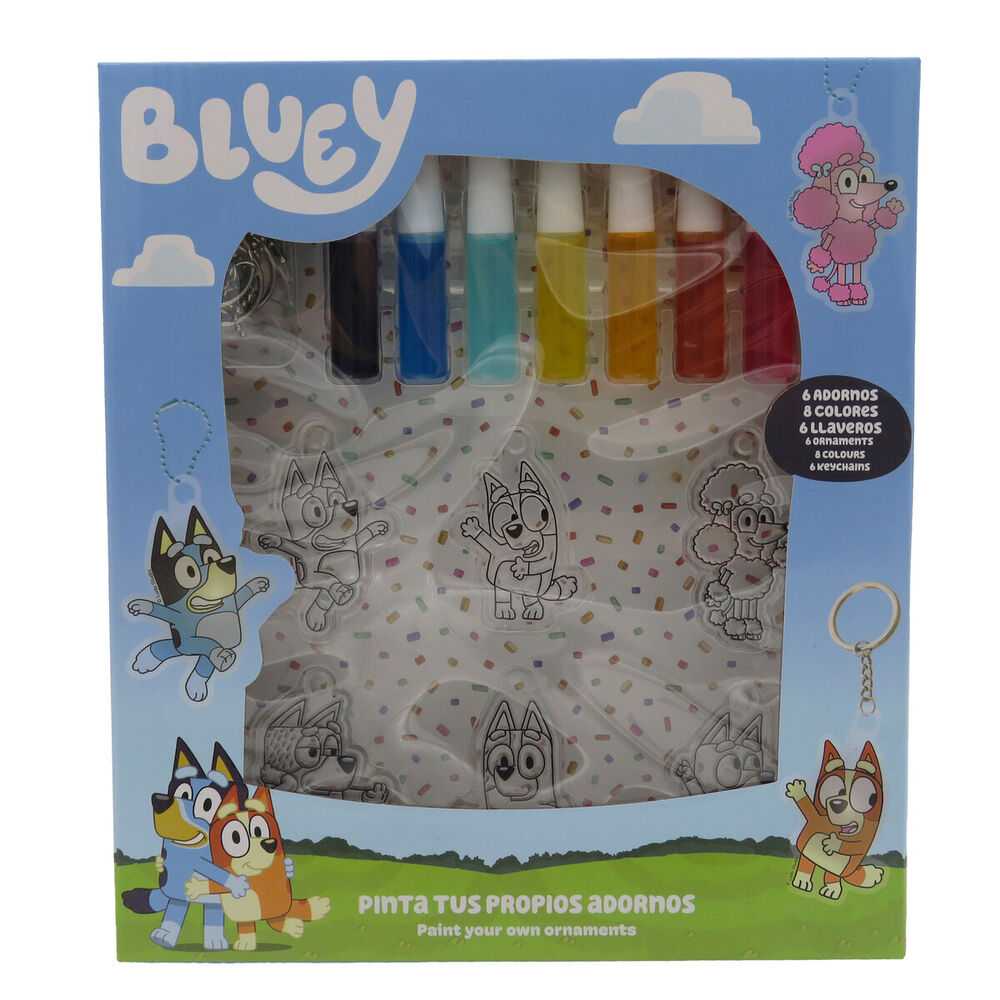 Set aus farblich anpassbaren dekorativen Kleiderbügeln von Bluey