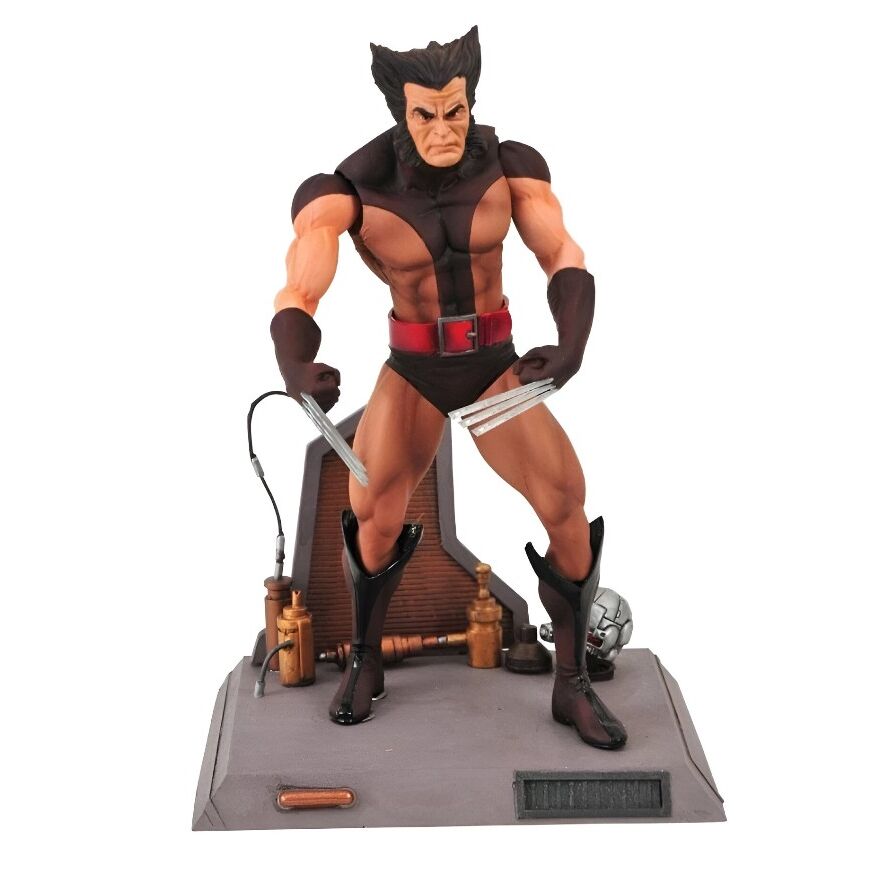 marvel select unmasked wolverine figure 18cm