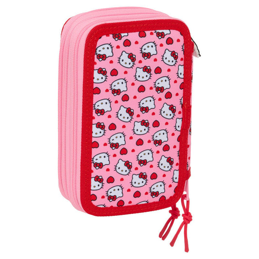 Hello Kitty potrójny piórnik 37 szt