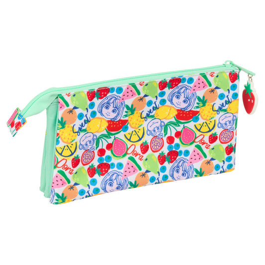 Estuche triple para lápices de Dora la Exploradora