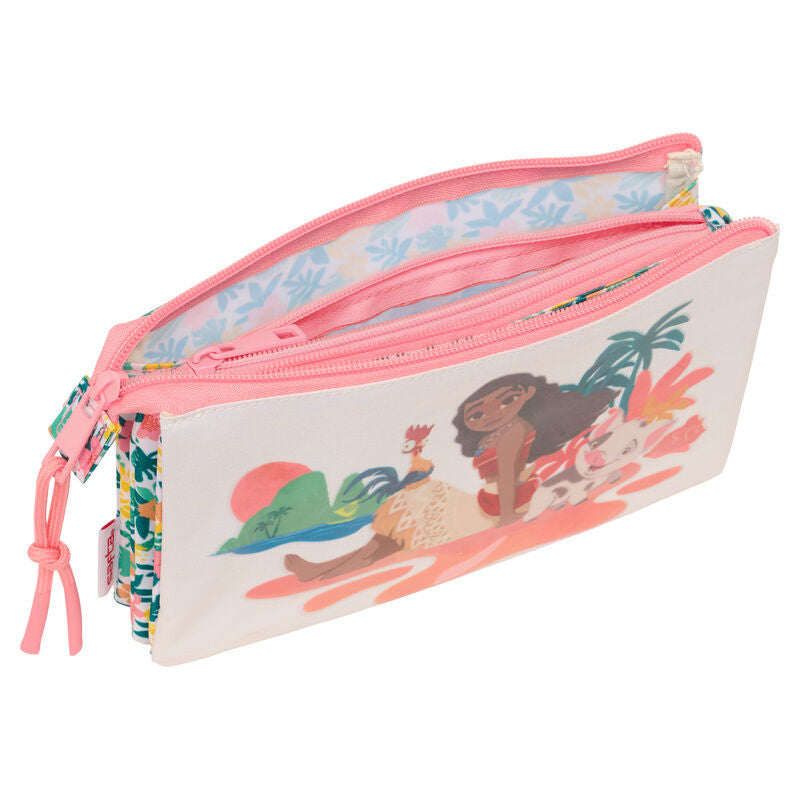 Trousse triple Vaiana Moana Disney