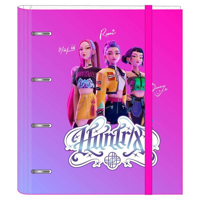 Kpop Demon Hunters 4-ring binder