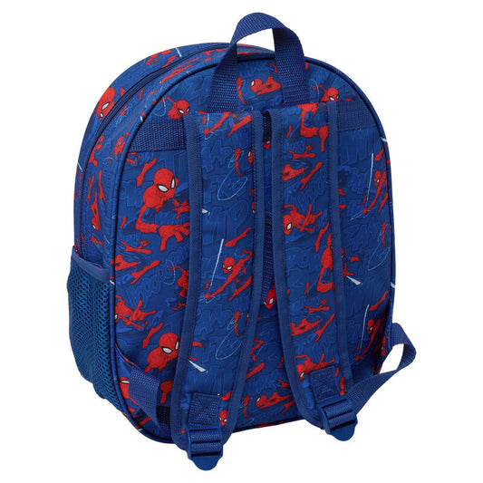 Zaino Marvel Spiderman 3D con LED 33 cm