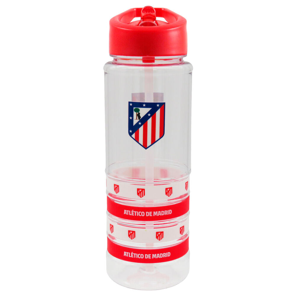 atletico de madrid 700ml 4 wristband water bottle
