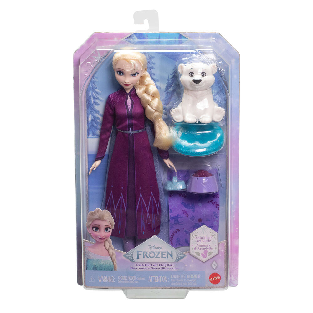 Muñeca y osito de peluche de Elsa de Frozen de Disney