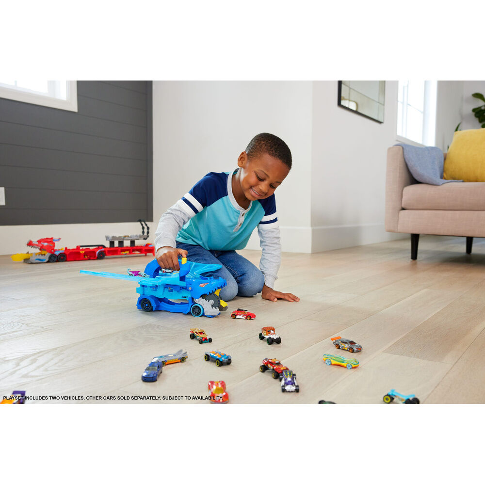 Pista Hot Wheels City Dragon Transporter